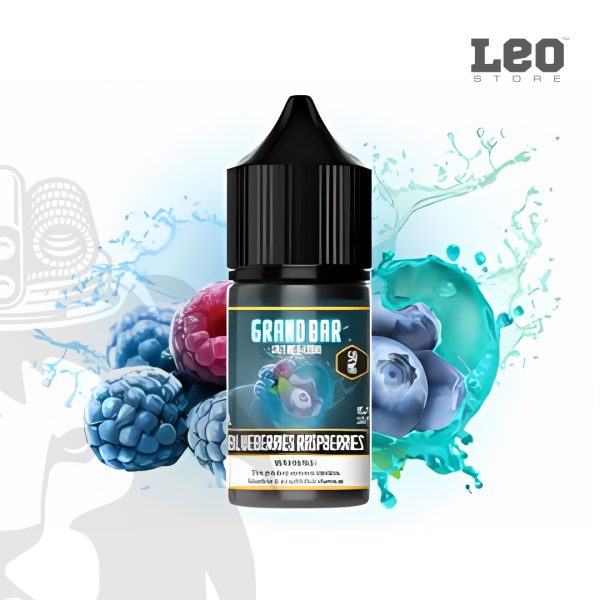 Blueberry raspberries ice